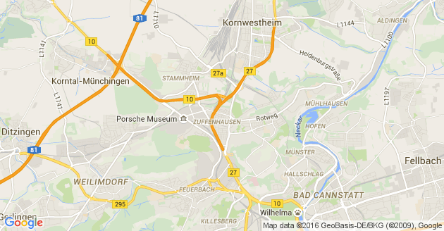 Karte Illingen in Württemberg