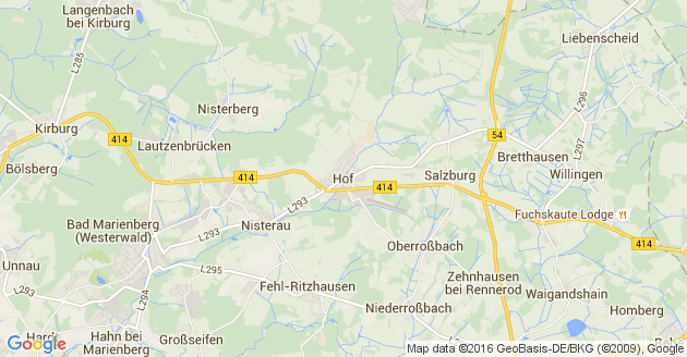 Karte Hof im Westerwald