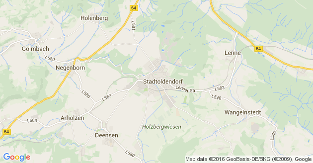 Karte Stadtoldendorf