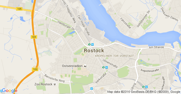 Karte Rostock