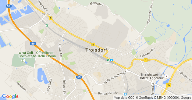 Karte Troisdorf              