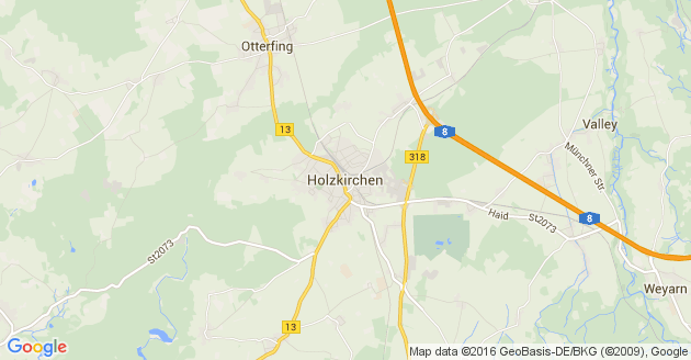 Karte Holzkirchen in Oberbayern