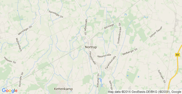 Karte Nortrup