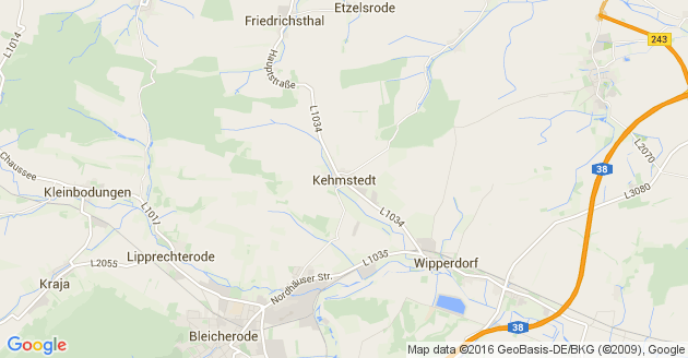 Karte Kehmstedt