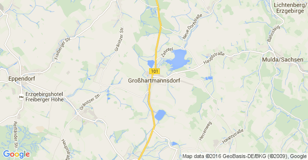 Karte Großhartmannsdorf