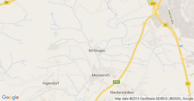 Karte Birtlingen