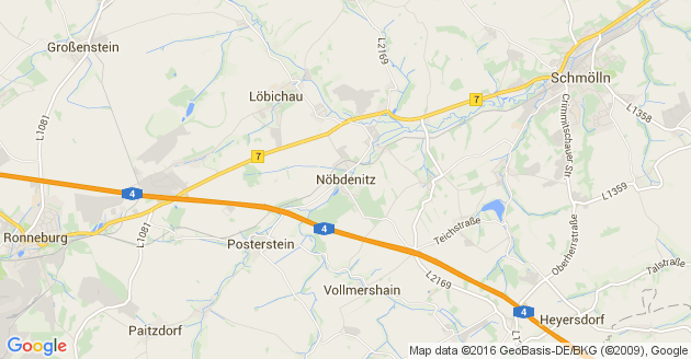 Karte Nöbdenitz