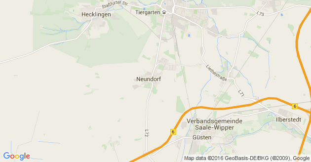 Karte Güsten in Anhalt