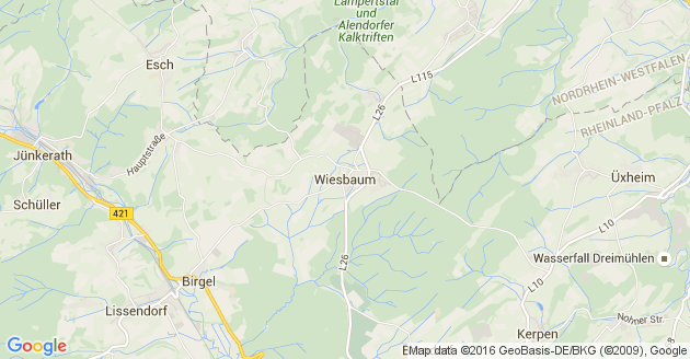 Karte Wiesbaum               
