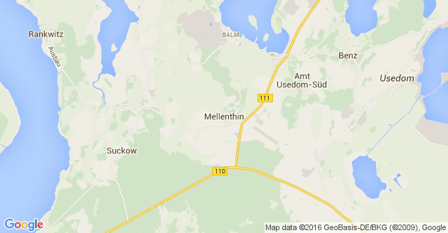 Karte Mellenthin