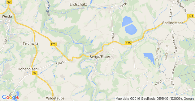 Karte Neumühle an der Elster