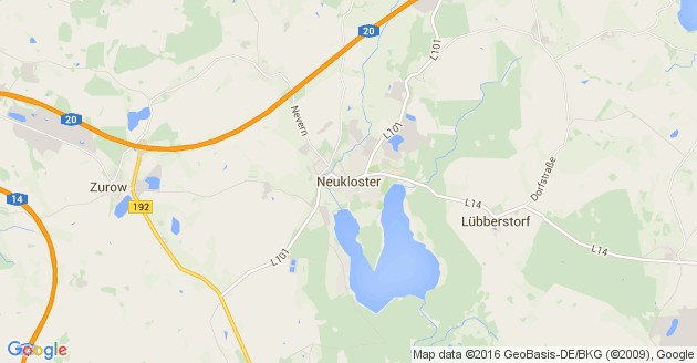Karte Neukloster