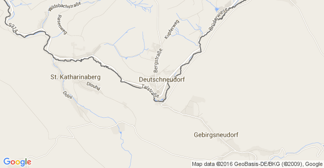 Karte Deutschneudorf         