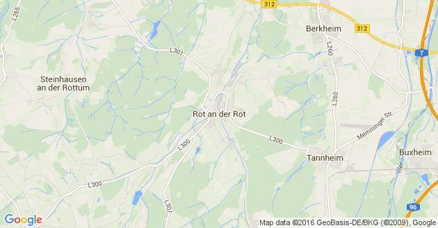 Karte Rot an der Rot