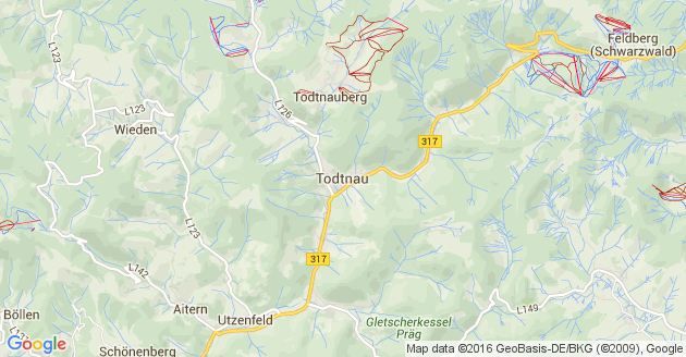 Karte Todtnau