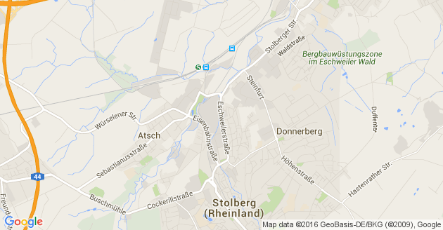 Karte Eschweiler im Rheinland