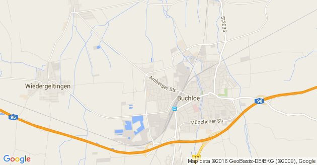 Karte Amberg bei Buchloe