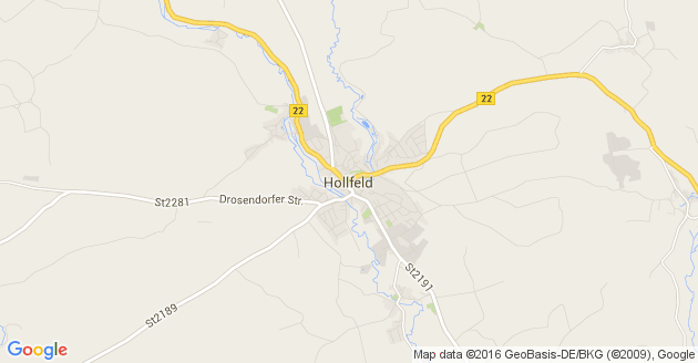 Karte Hollfeld