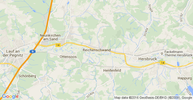 Karte Reichenschwand