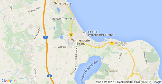 Karte Timmendorfer Strand