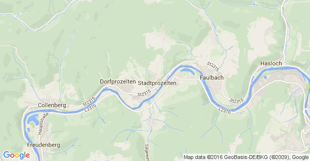 Karte Stadtprozelten