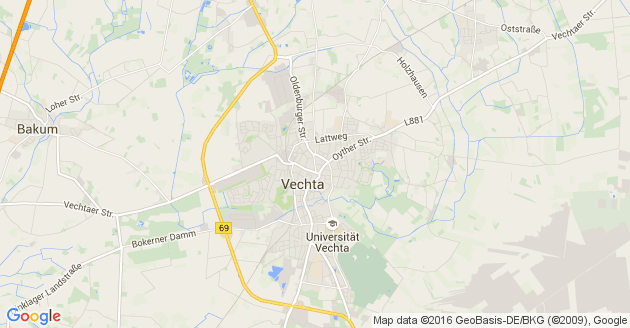 Karte Lohne in Oldenburg