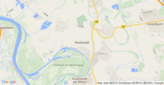 Karte Riedstadt