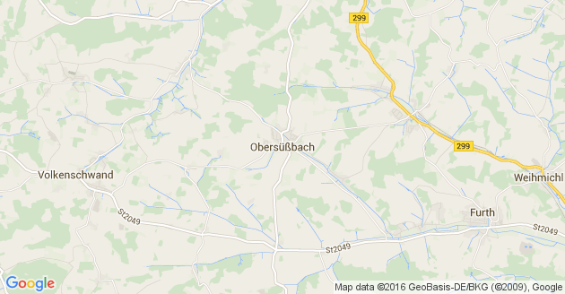 Karte Obersüßbach