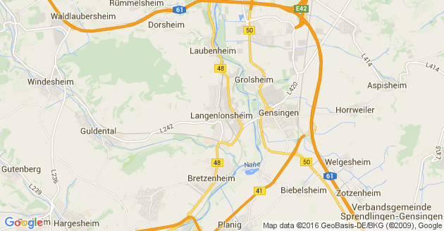 Karte Langenlonsheim
