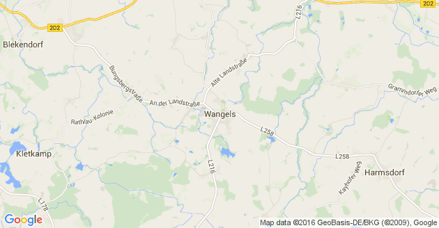 Karte Wangels