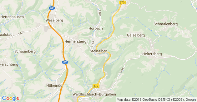 Karte Steinalben