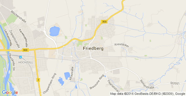 Karte Friedberg in Bayern