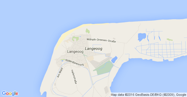 Karte Langeoog