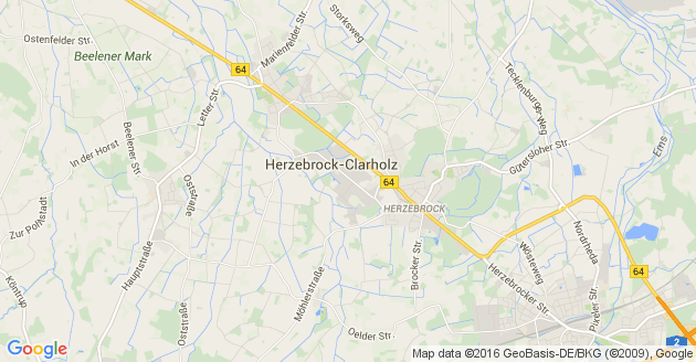 Karte Herzebrock Clarholz