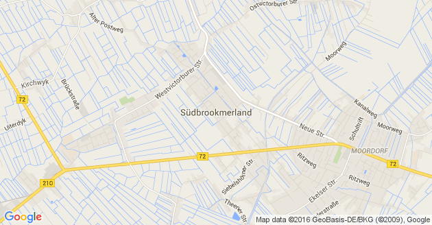 Karte Südbrookmerland