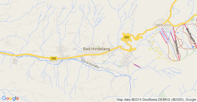 Karte Bad Hindelang