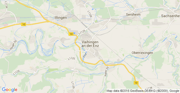 Karte Vaihingen an der Enz