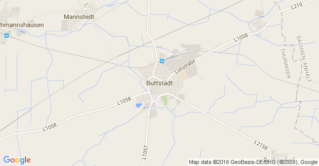 Karte Buttstädt
