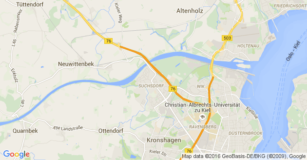 Karte Wisch bei Kiel