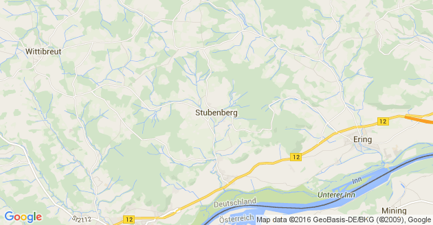 Karte Stubenberg in Niederbayern