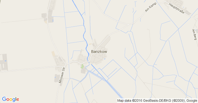 Karte Banzkow