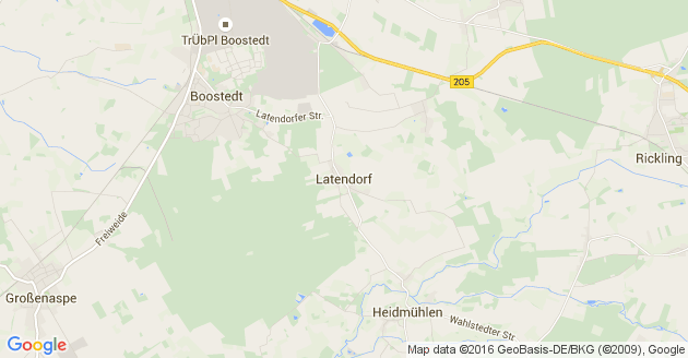 Karte Latendorf