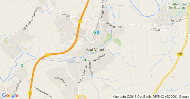 Karte Bad Vilbel