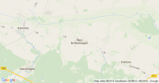Karte Neu Boltenhagen