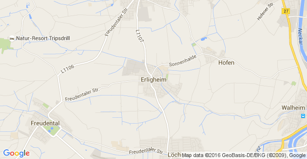 Karte Erligheim