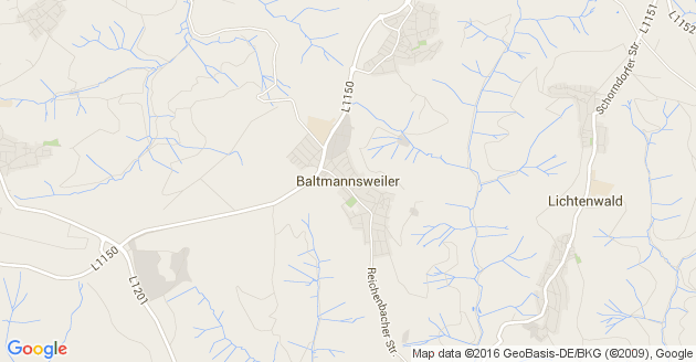 Karte Baltmannsweiler