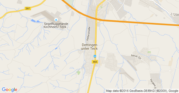 Karte Dettingen unter Teck