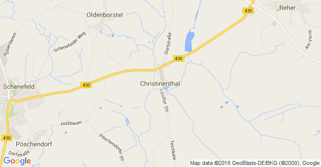 Karte Christinenthal