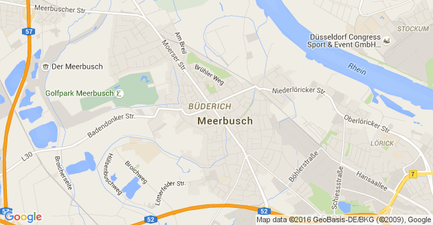 Karte Meerbusch              