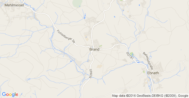 Karte Brand in der Oberpfalz